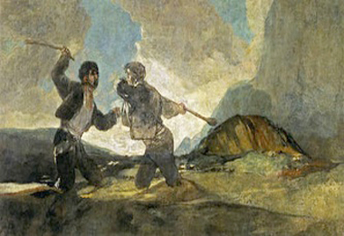 Duel with Cudgels